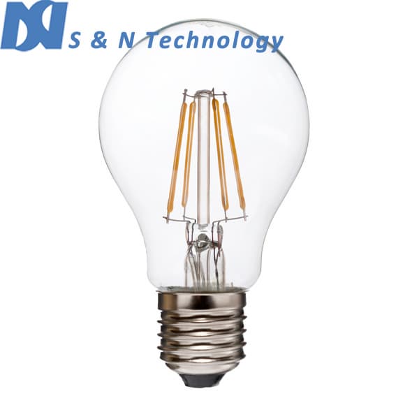 New Model_ 6W Clear LED Filament Bulb E27 660LM Incandescent